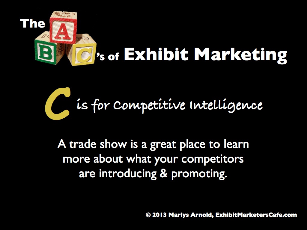 The ABC’s of Exhibit Marketing: C is for Competitive Intelligence
