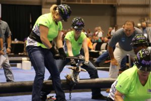 Photo courtesy of AWWA (pipe tapping competition)