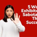 Shocked Asian woman making stop gesture - 5 Ways Exhibitors Sabotage Their Success